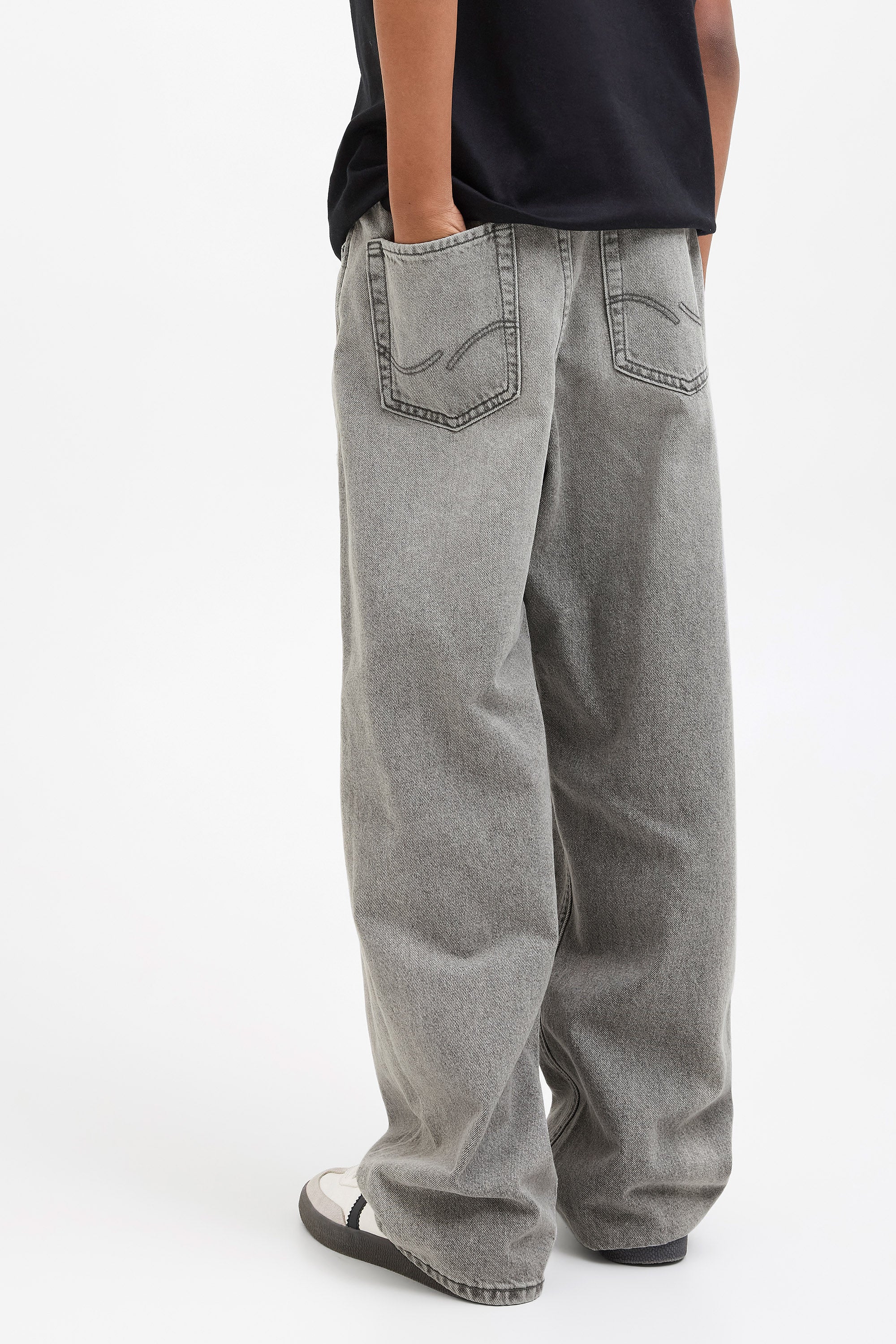 Alex baggy fit jeans - Grey Denim