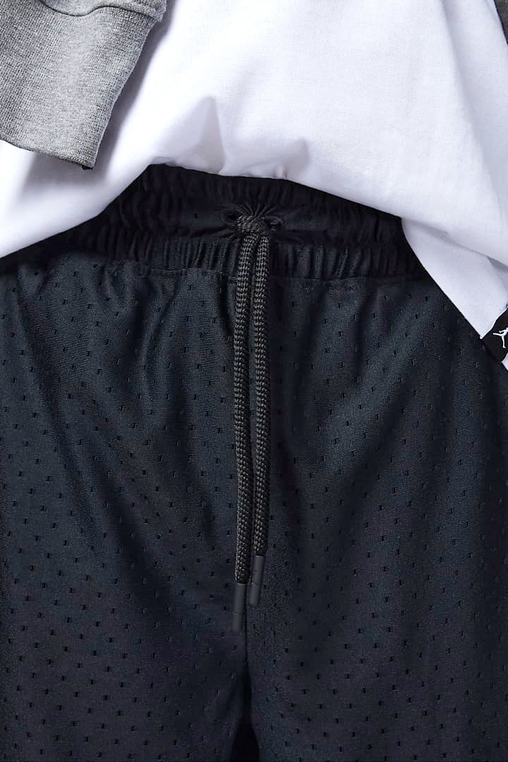 Diamond mesh shorts - Black