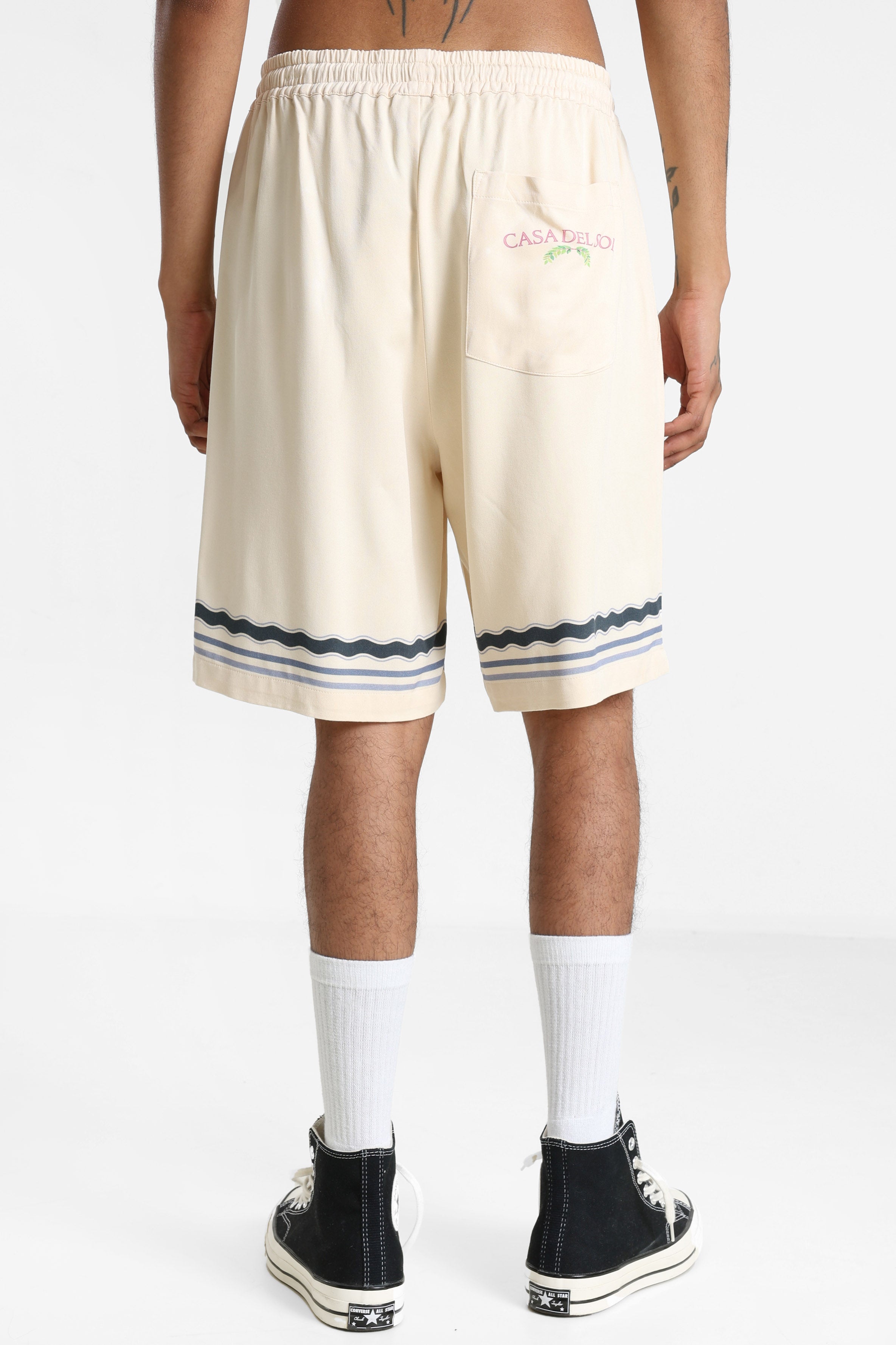 Short en tissu - Beige