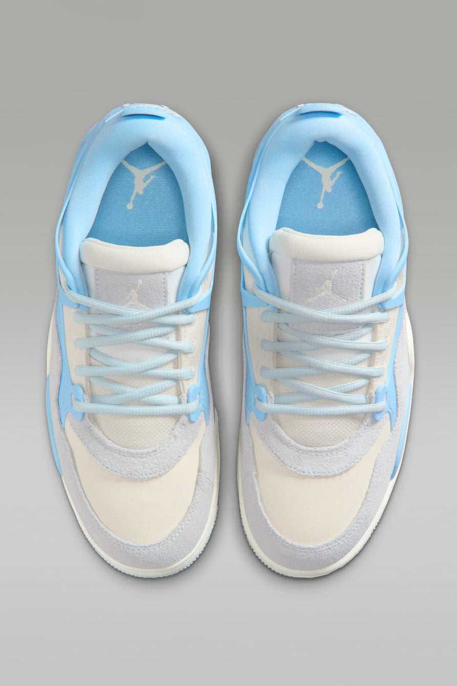 Air Jordan 4 RM Sneaker - Psychic Blue + Pale Ivory + Aura