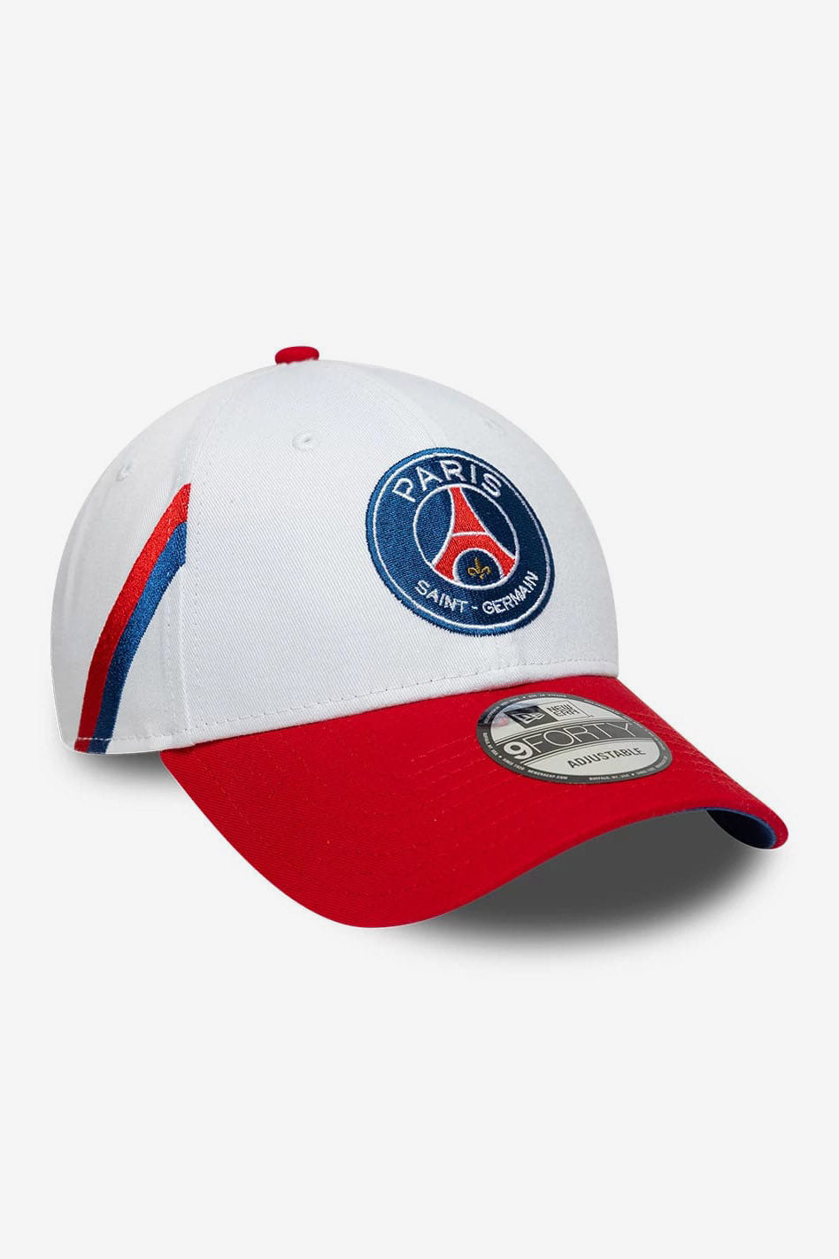 Paris Saint-Germain 9Forty Cap / Strapback - White + Red + Blue