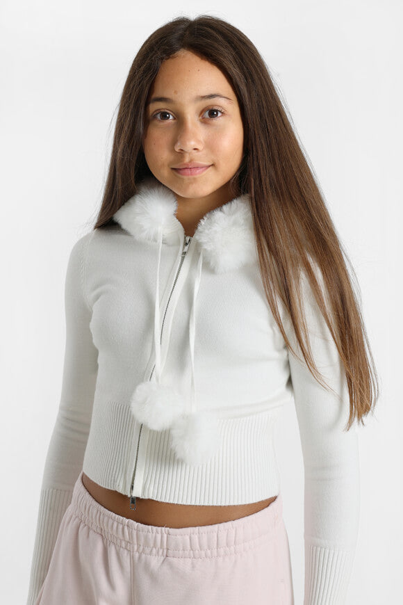 Crop cardigan - Offwhite