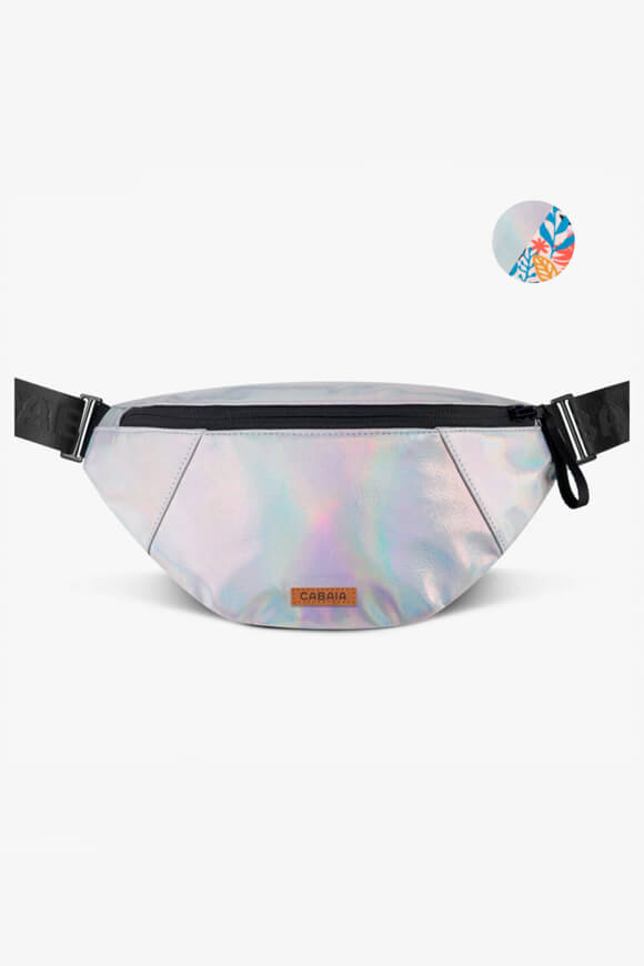 Rennes Wendbare Bauch / Umhängetasche - Silver