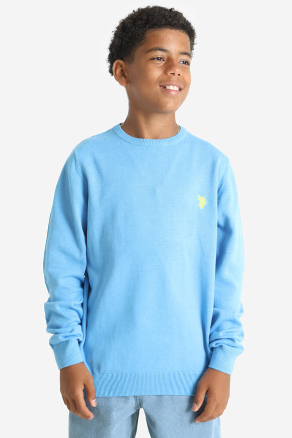 Maglione in maglia fine - Blue