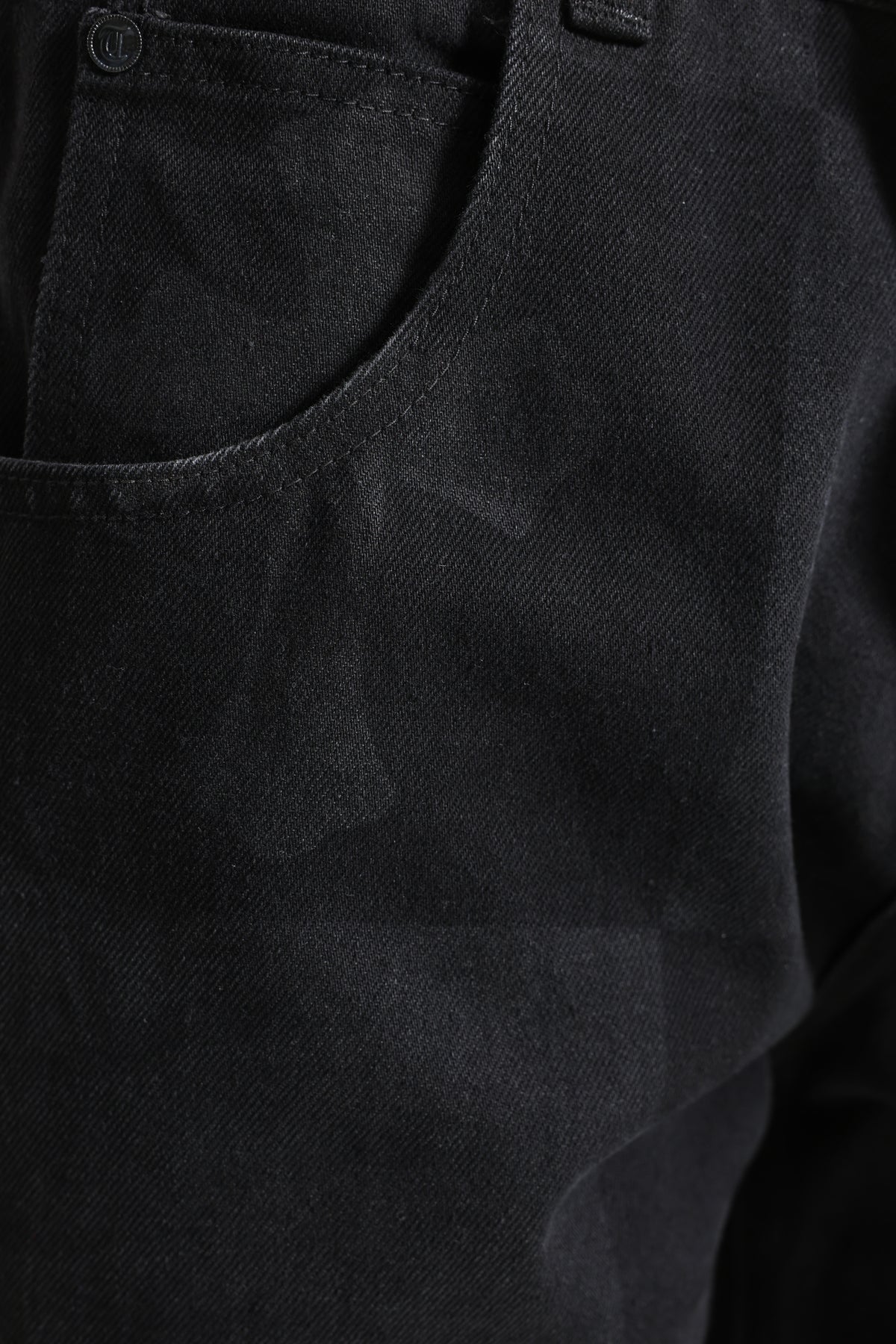 Jeans a vestibilità ampia - Nero