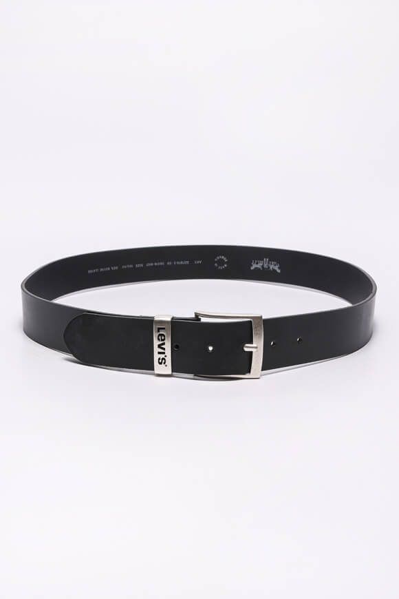 Leather belt - Black
