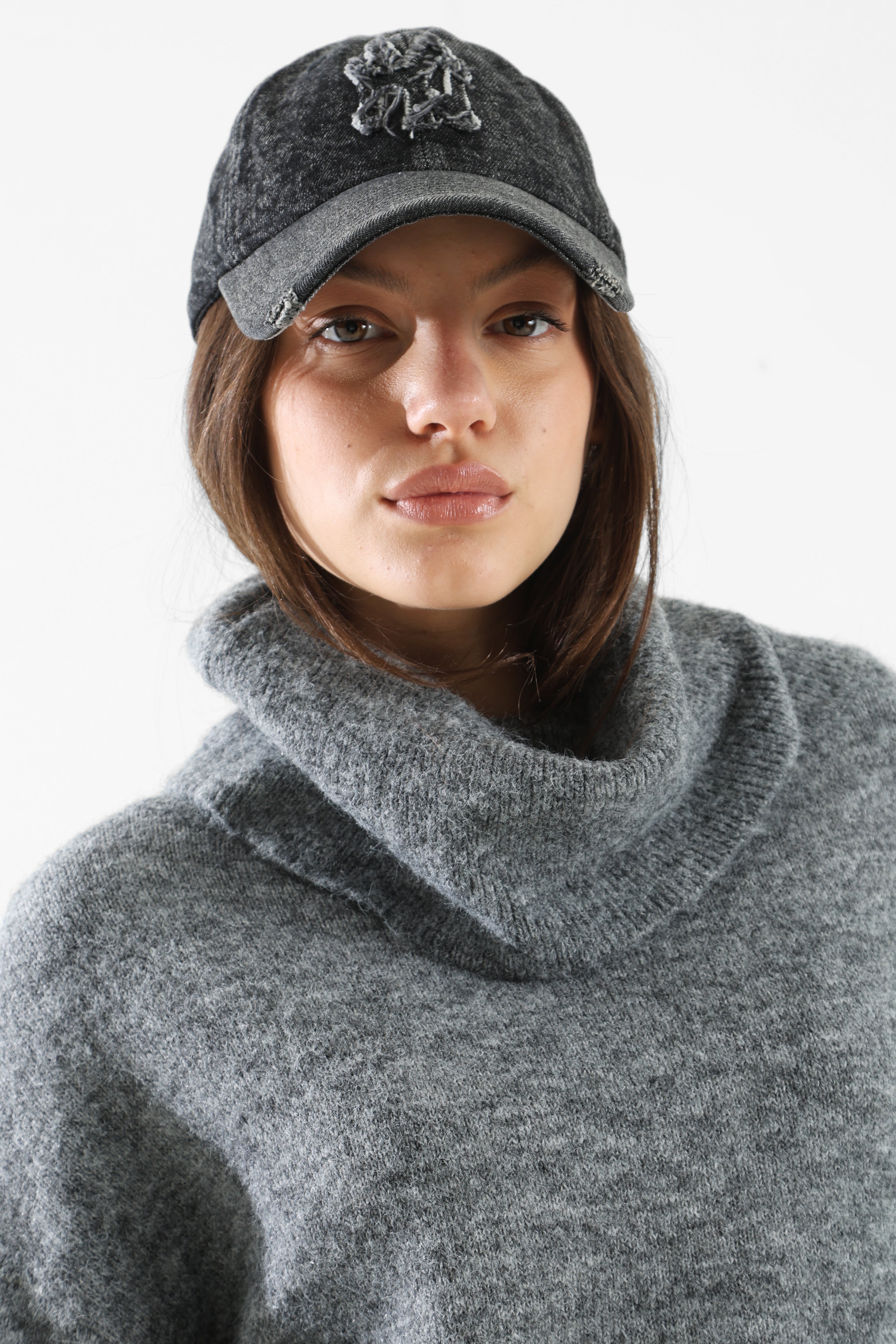 ONLAZU Maglione in maglia - Dark Grey Melange
