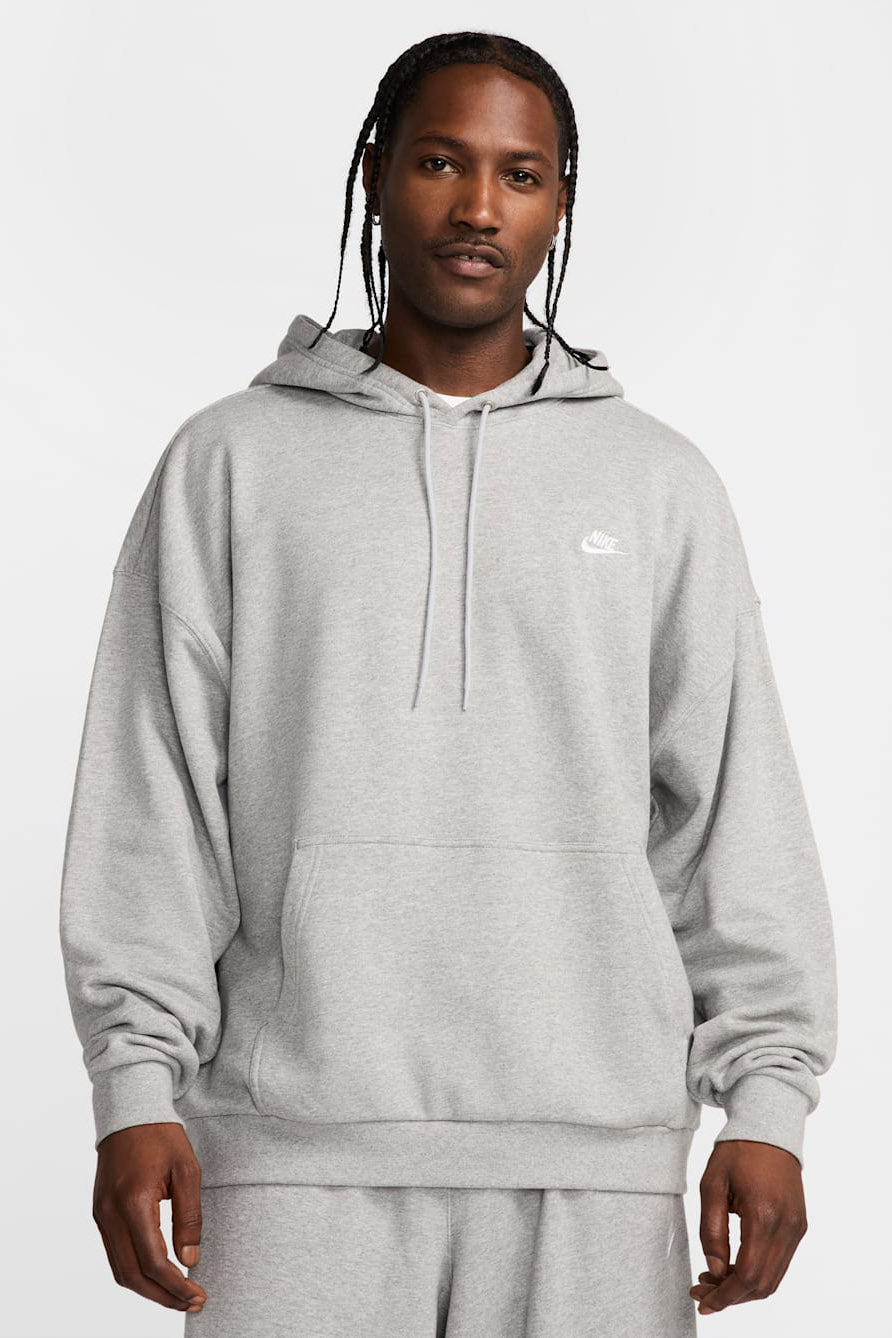 Club Fleece Oversize Hooded Sweatshirt - Grey Heather