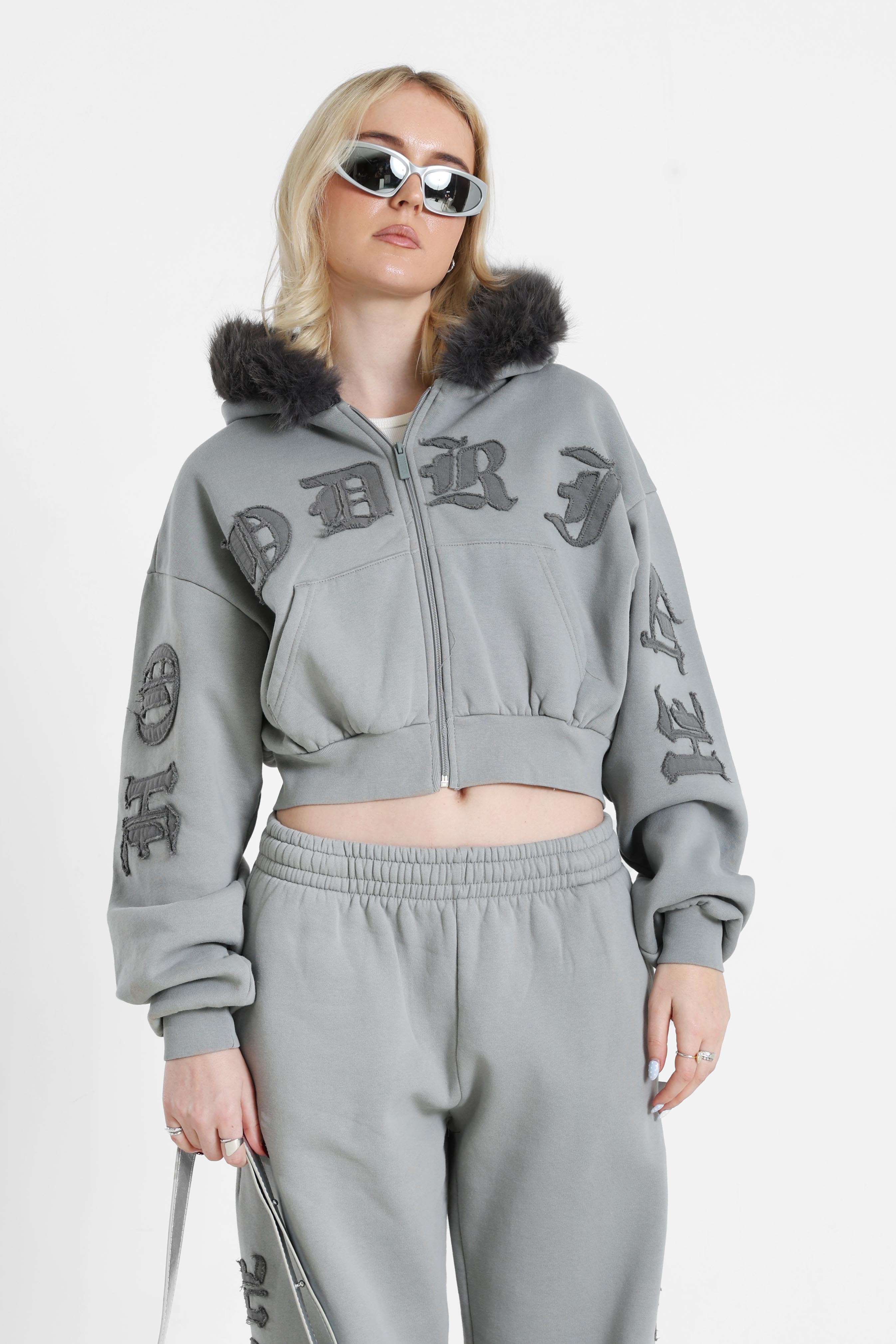 Drea sweat court zippé à capuchon - Monument