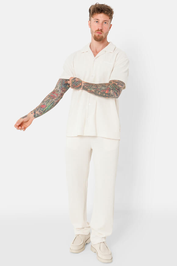 Chemise structurée logo été - Light Beige