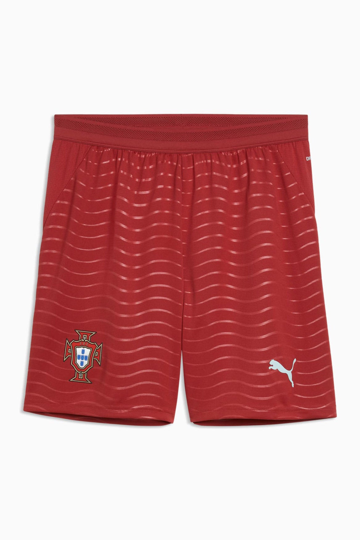 Home Portugal 2026 Mesh Shorts - Red + Green Lagoon