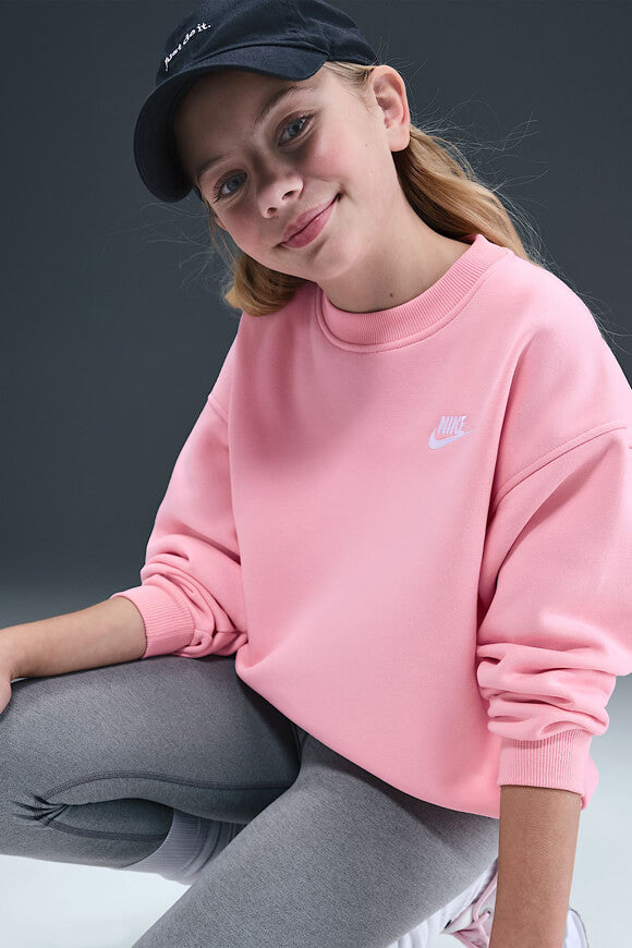 Sportswear Club Fleece Oversize Sweatshirt - Medium Soft Pink