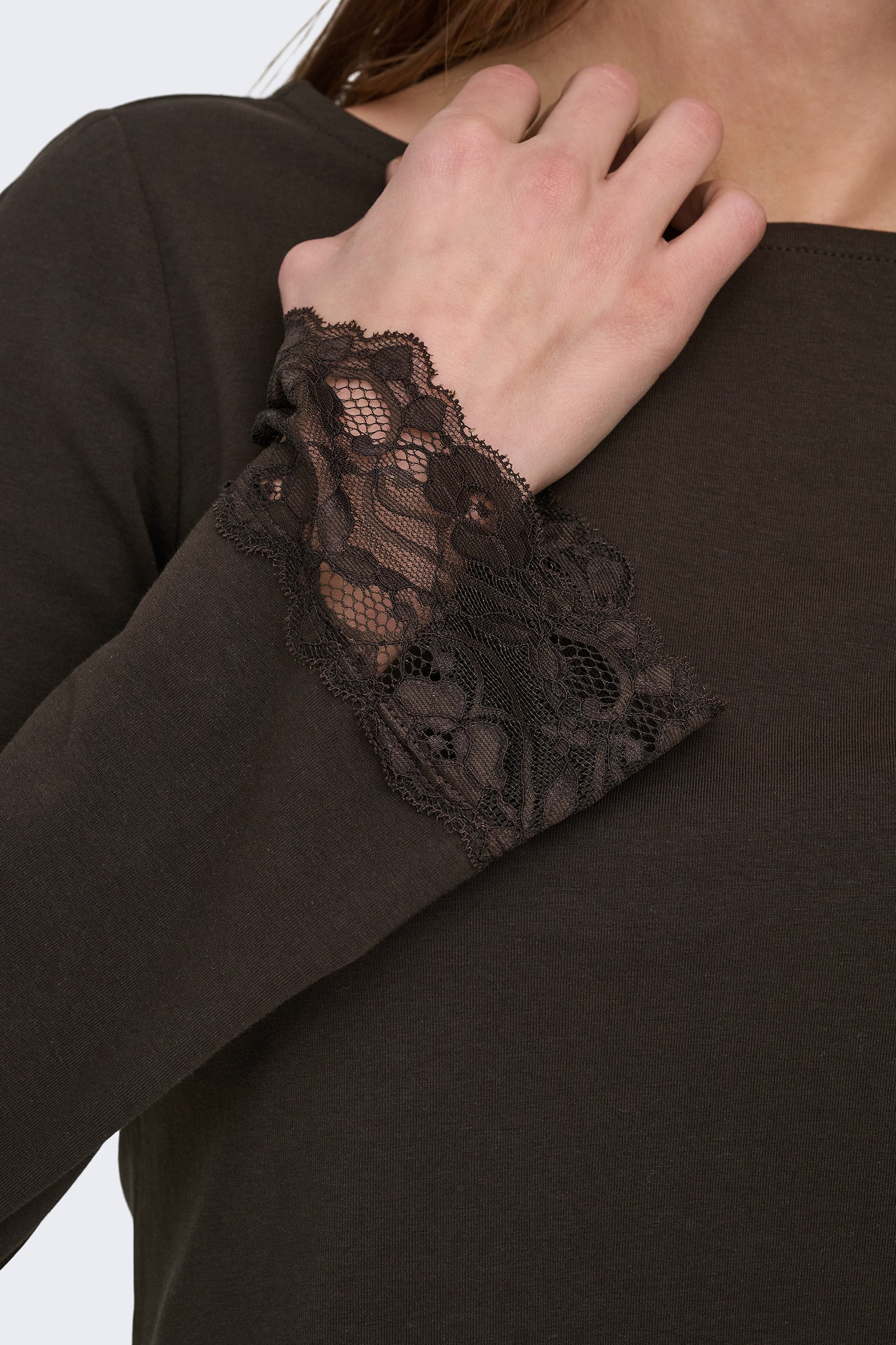 ONLLIVE Langarmshirt - Chocolate Torte