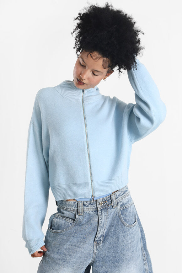 Strickjacke - Hellblau
