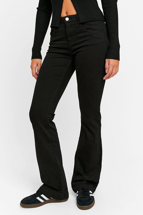 Jeans dalla vestibilità svasata - Nero