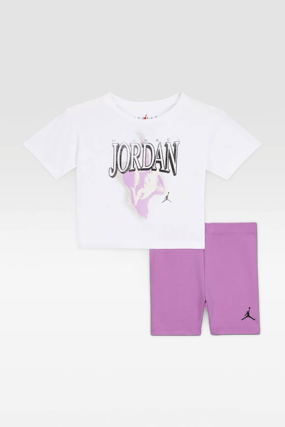 Set bebè - Bianco + Fucsia acceso