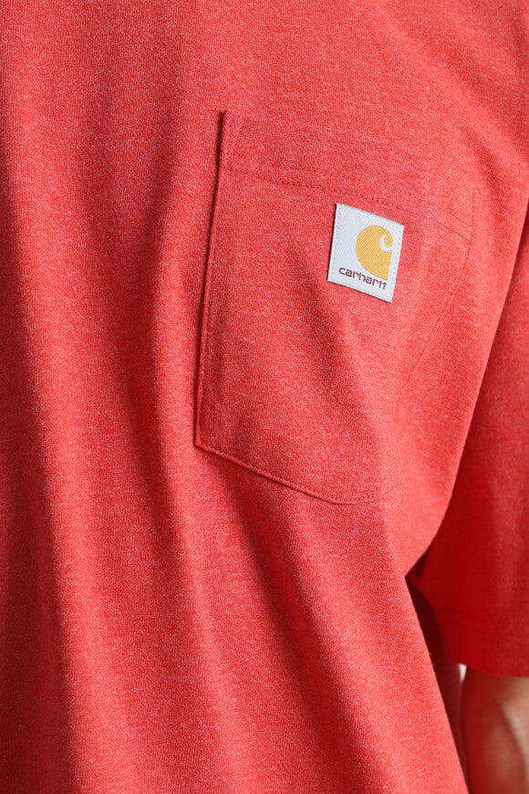 Pocket Oversize T-Shirt - Crabapple Heather