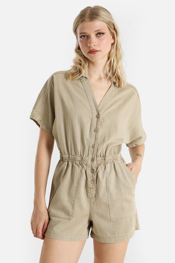 Short jumpsuit - beige