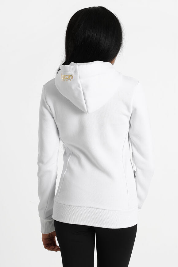 Giacca con cappuccio - White + Gold