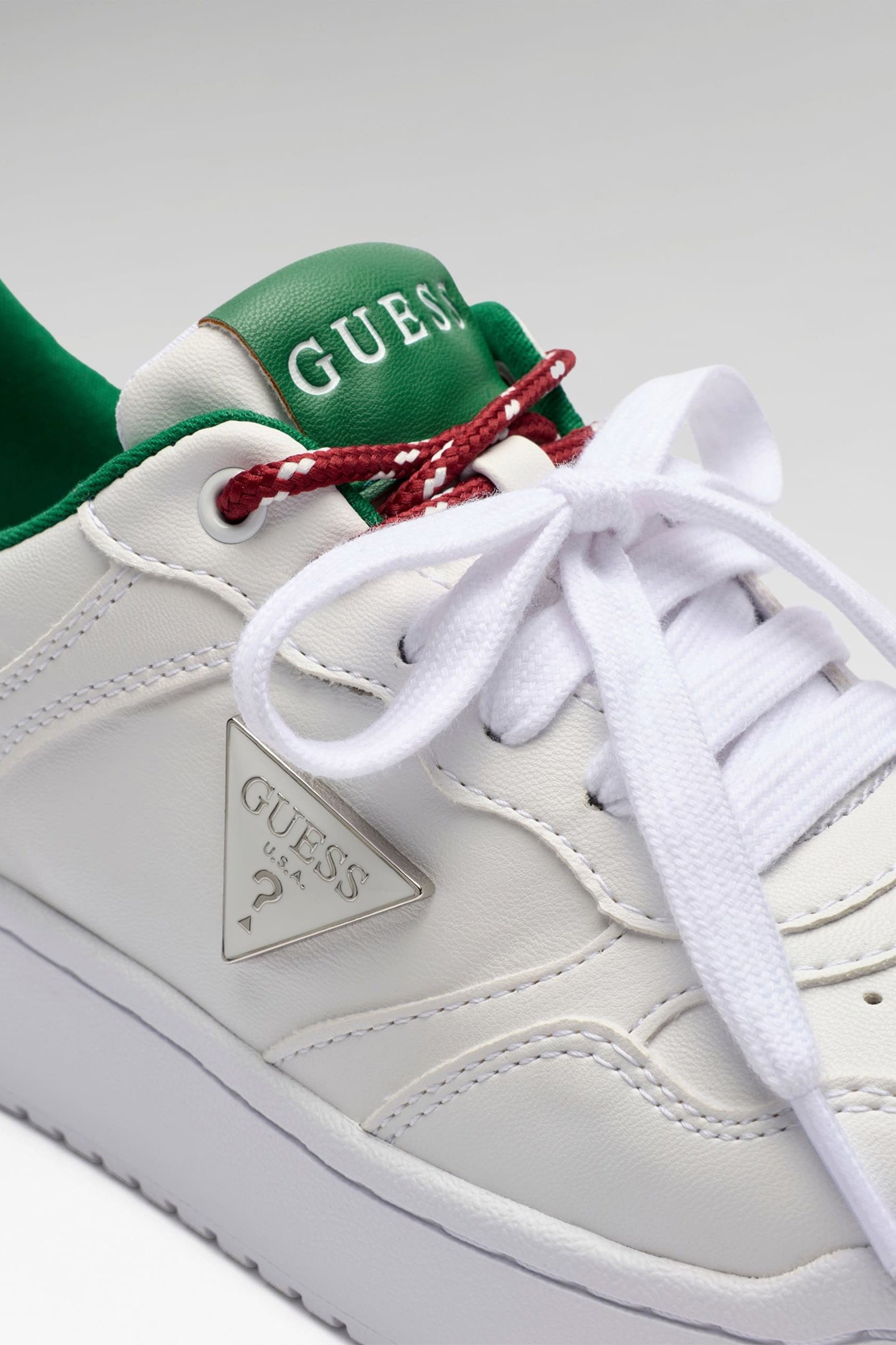 Joezi Sneaker - White + Green