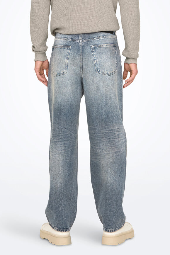 Jeans Fade Loose Fit L32 - Speciale Blu Grigio