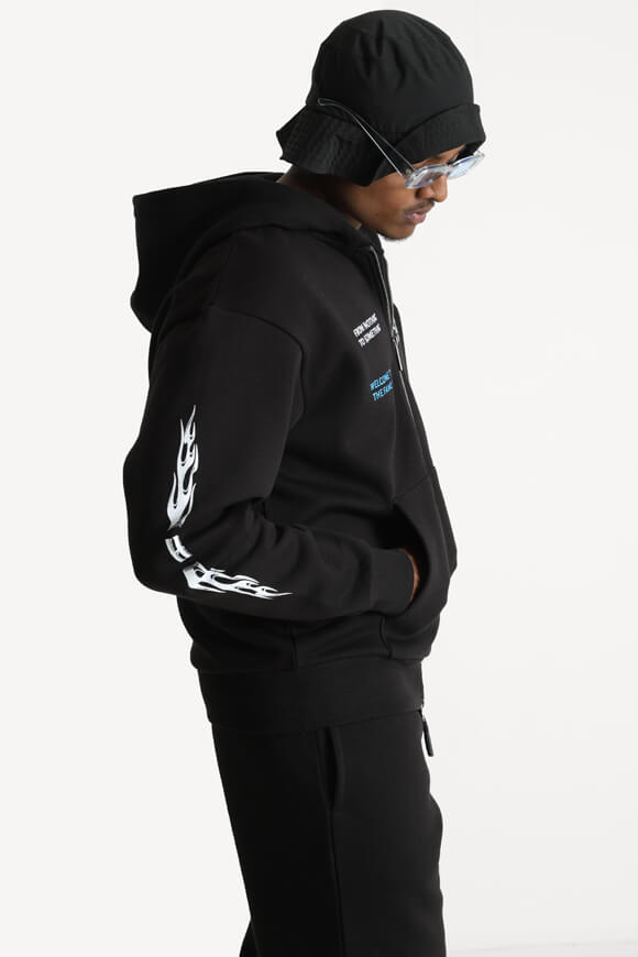 Sweat à capuche oversize - Noir