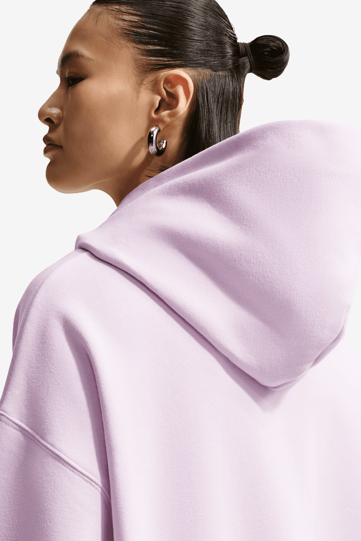 Oversized hooded sweatshirt