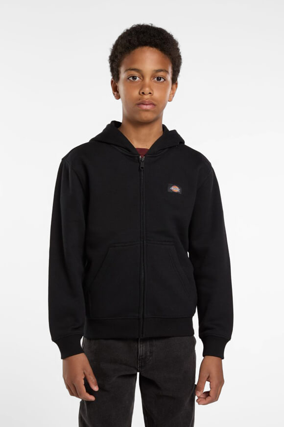 Kapuzensweatjacke - Black