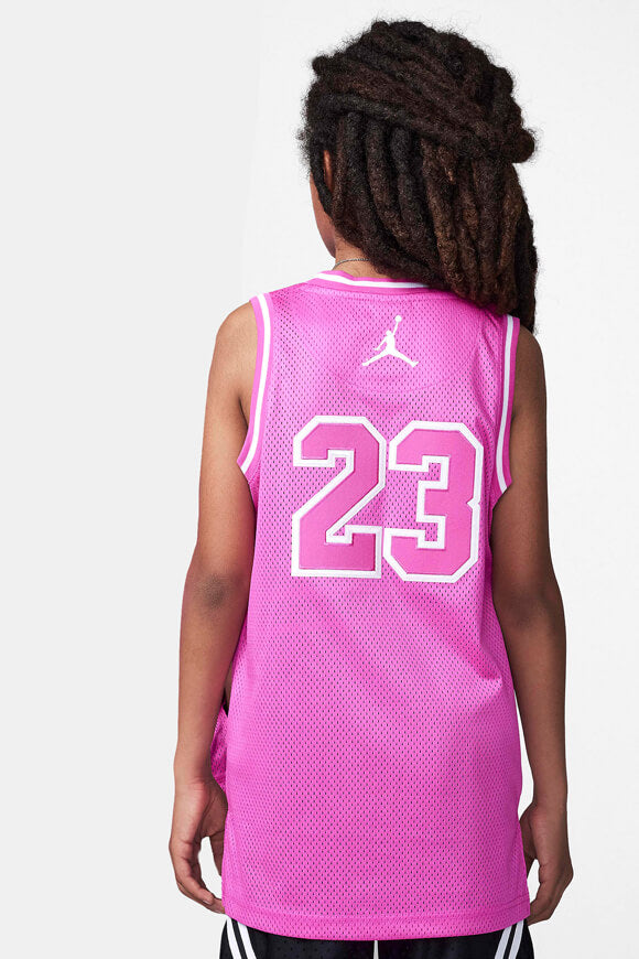 Débardeur en mesh - Fire Pink + White