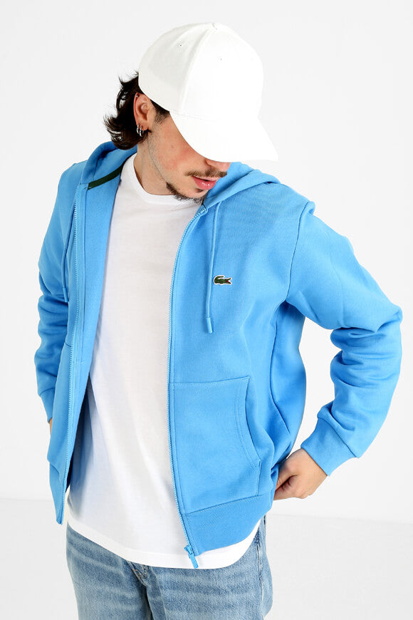 Hooded sweat jacket - Argentine Blue