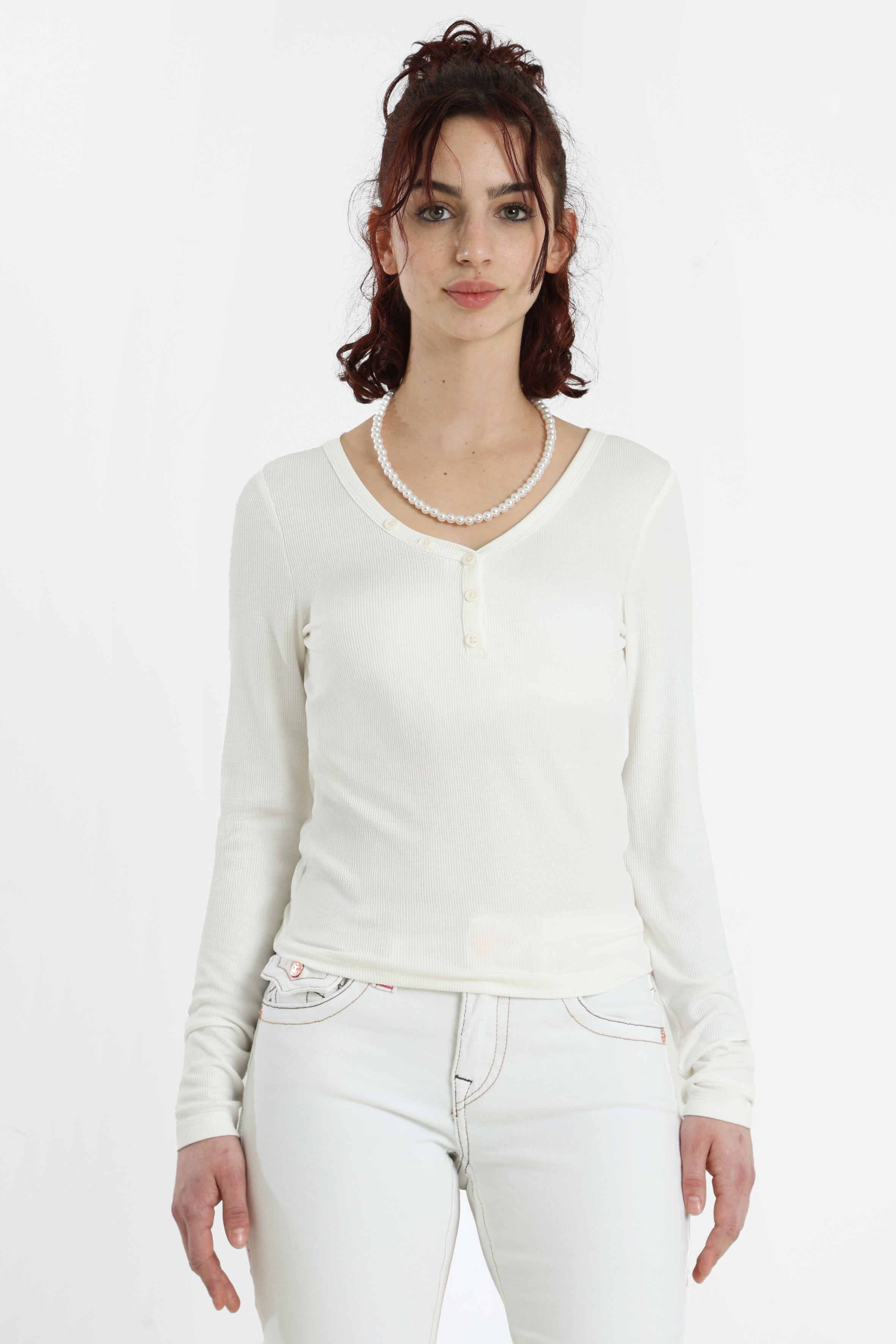 ONLNORA shirt manches longues - Cloud Dancer