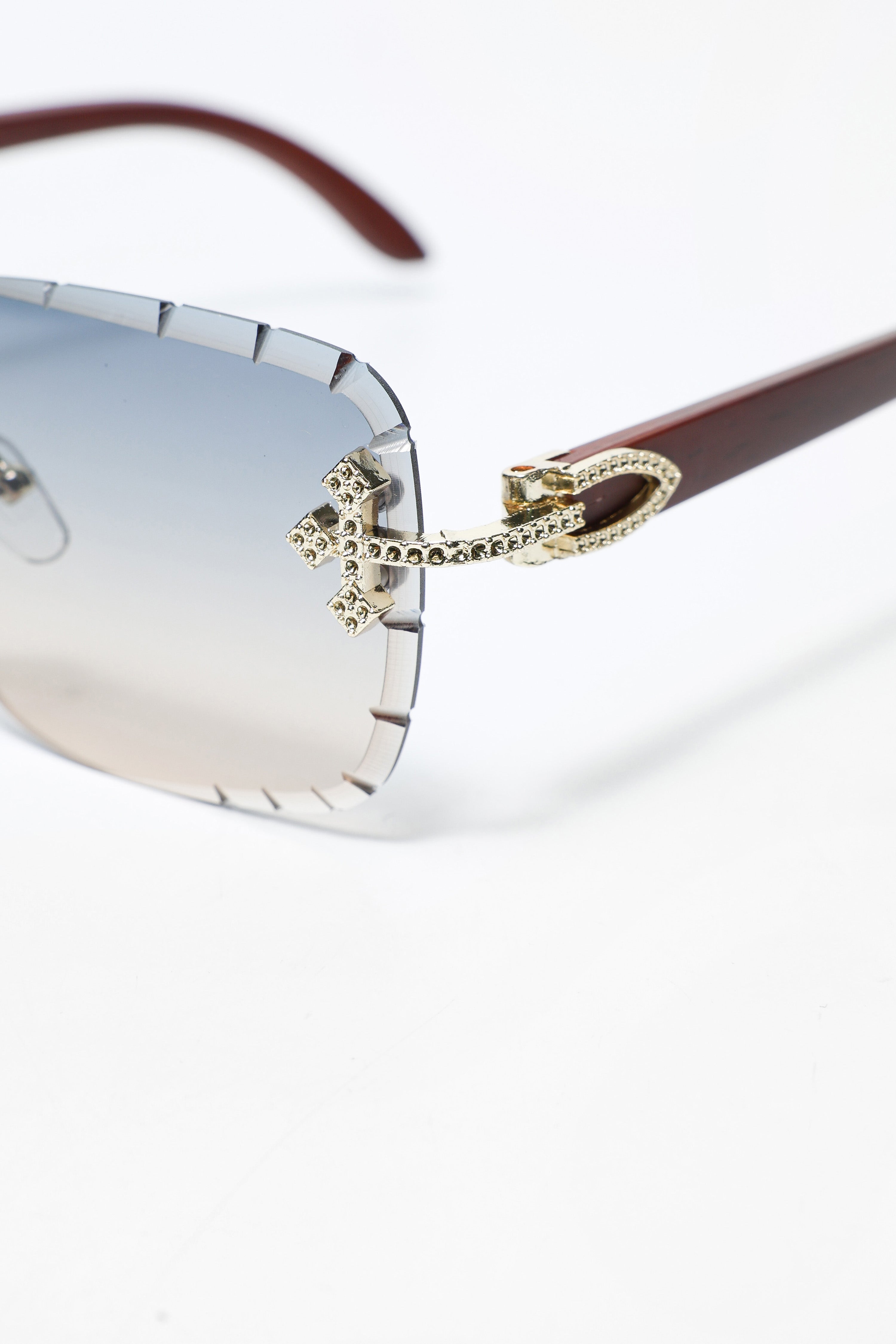 Brille - Blue + Gold + Brown