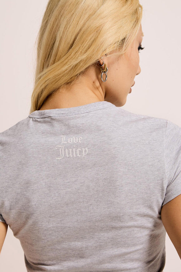 Just Juicy Hilton T-Shirt - Silver Marl