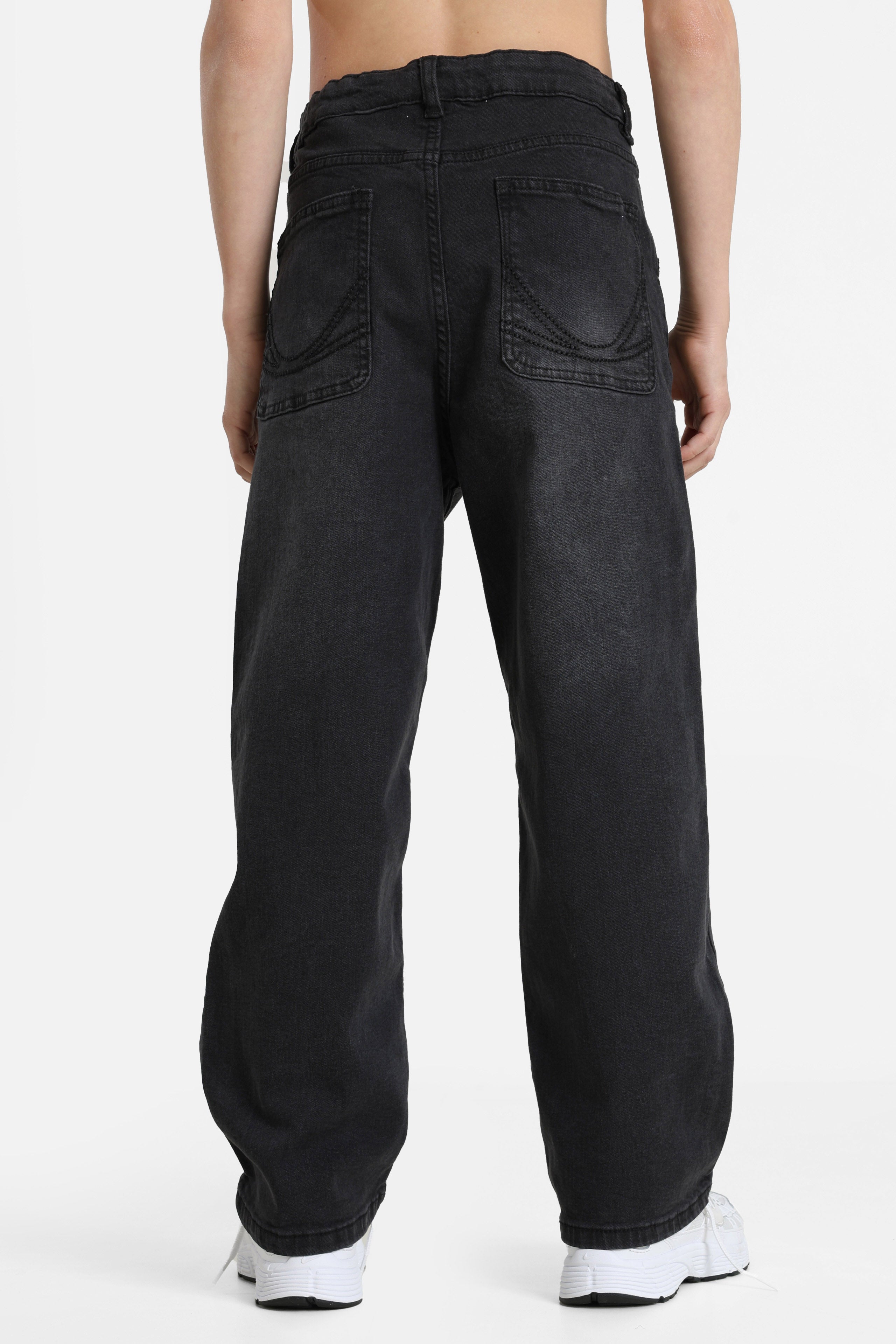 Baggy fit jeans - Black Washed