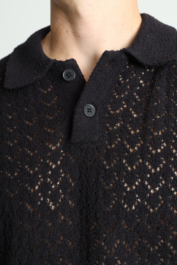 JORHYDRA polo en tricot - Black