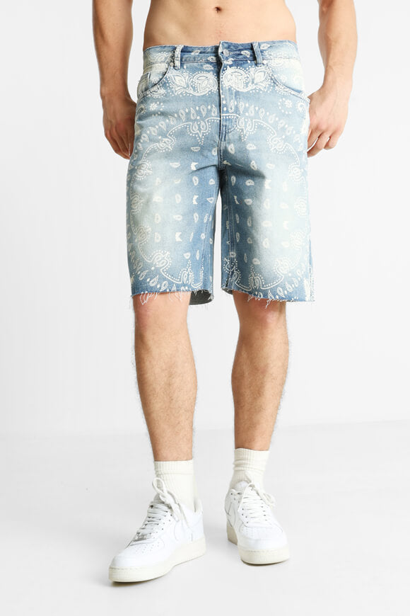 Jeansshorts - Medium Blue Denim