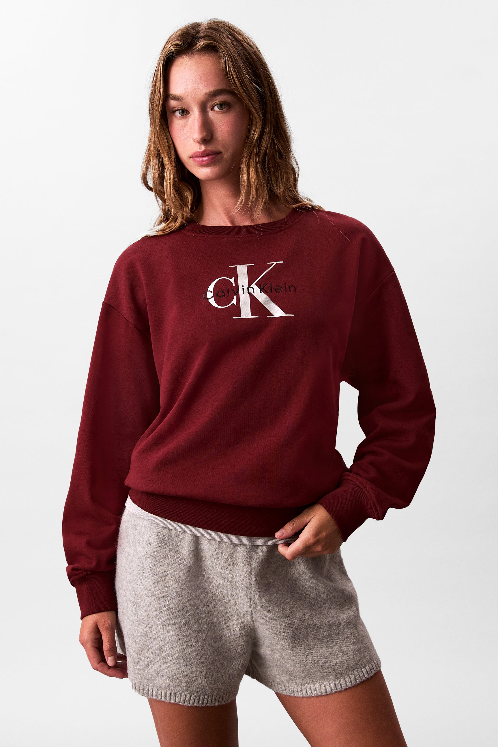 French Terry sweatshirt - Renaissance Red