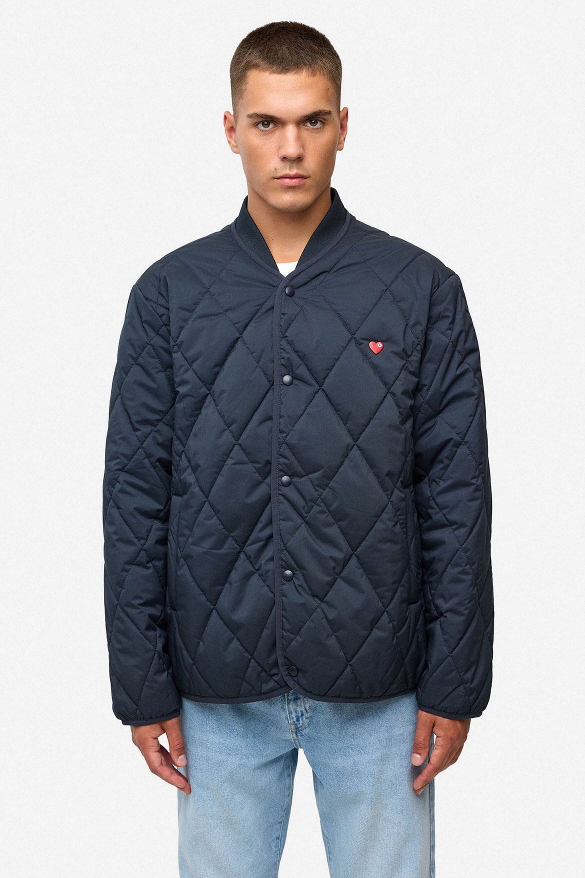 Lightweight quilted jacket - Navy