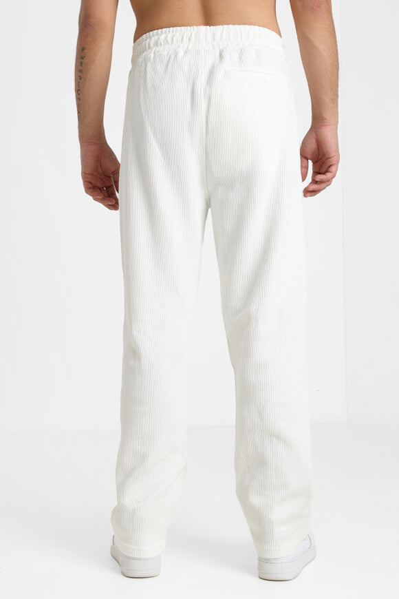 Structured fabric trousers - Washed Warm White