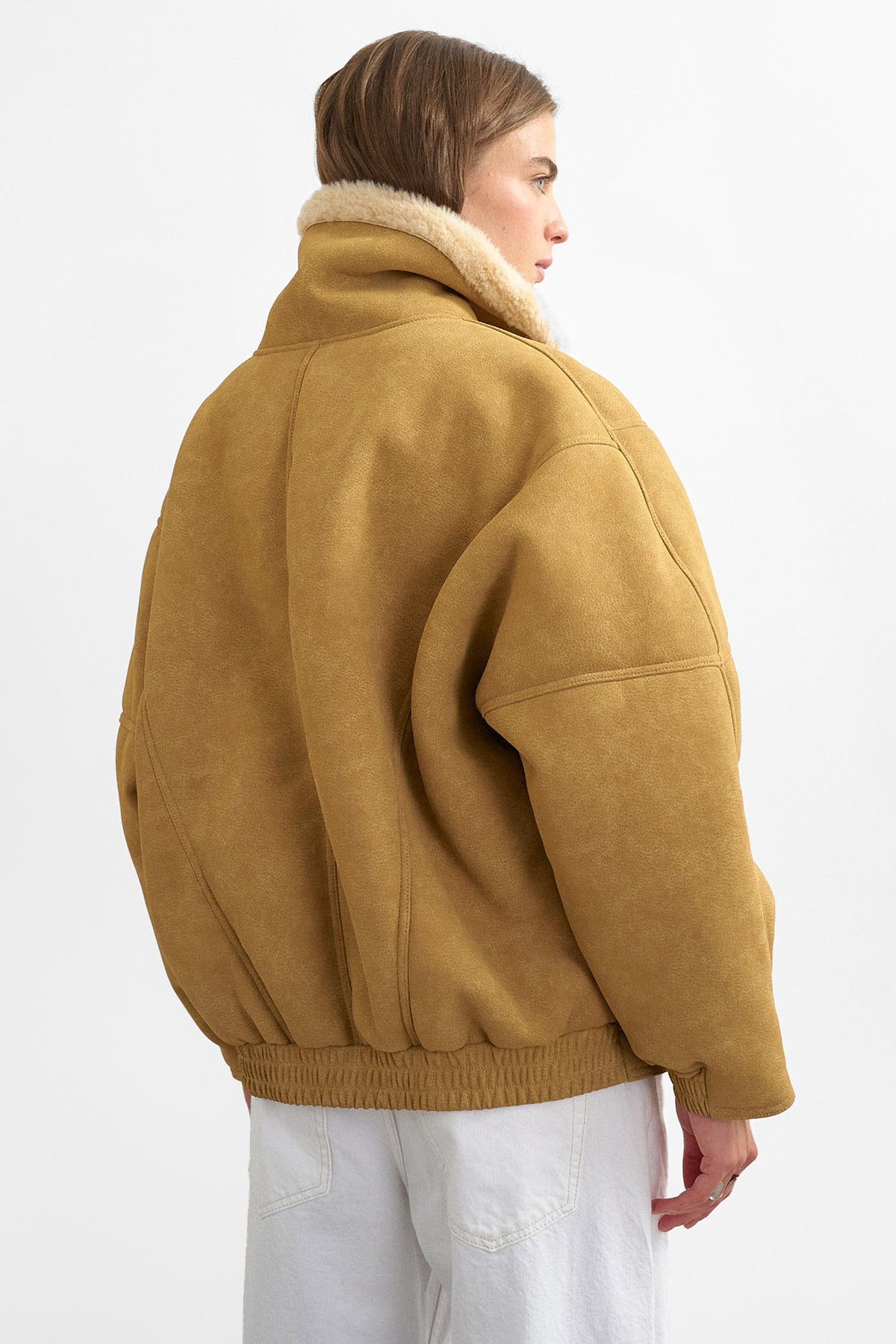 TSTULLA Shearling Jacke - Tan