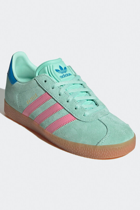 Sneaker Gazelle - Menta chiara + Rosa Bliss + Blu brillante