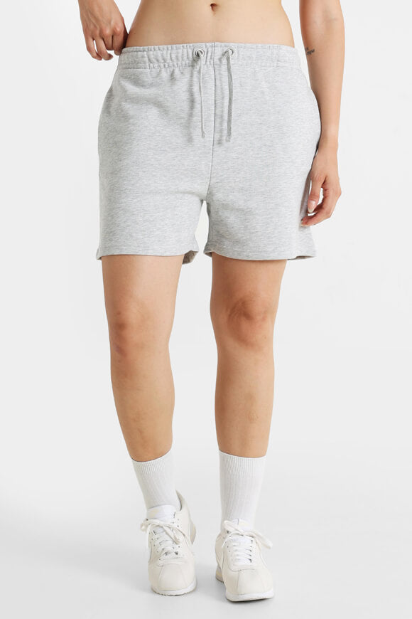 Sweatshorts - Hellgrau meliert