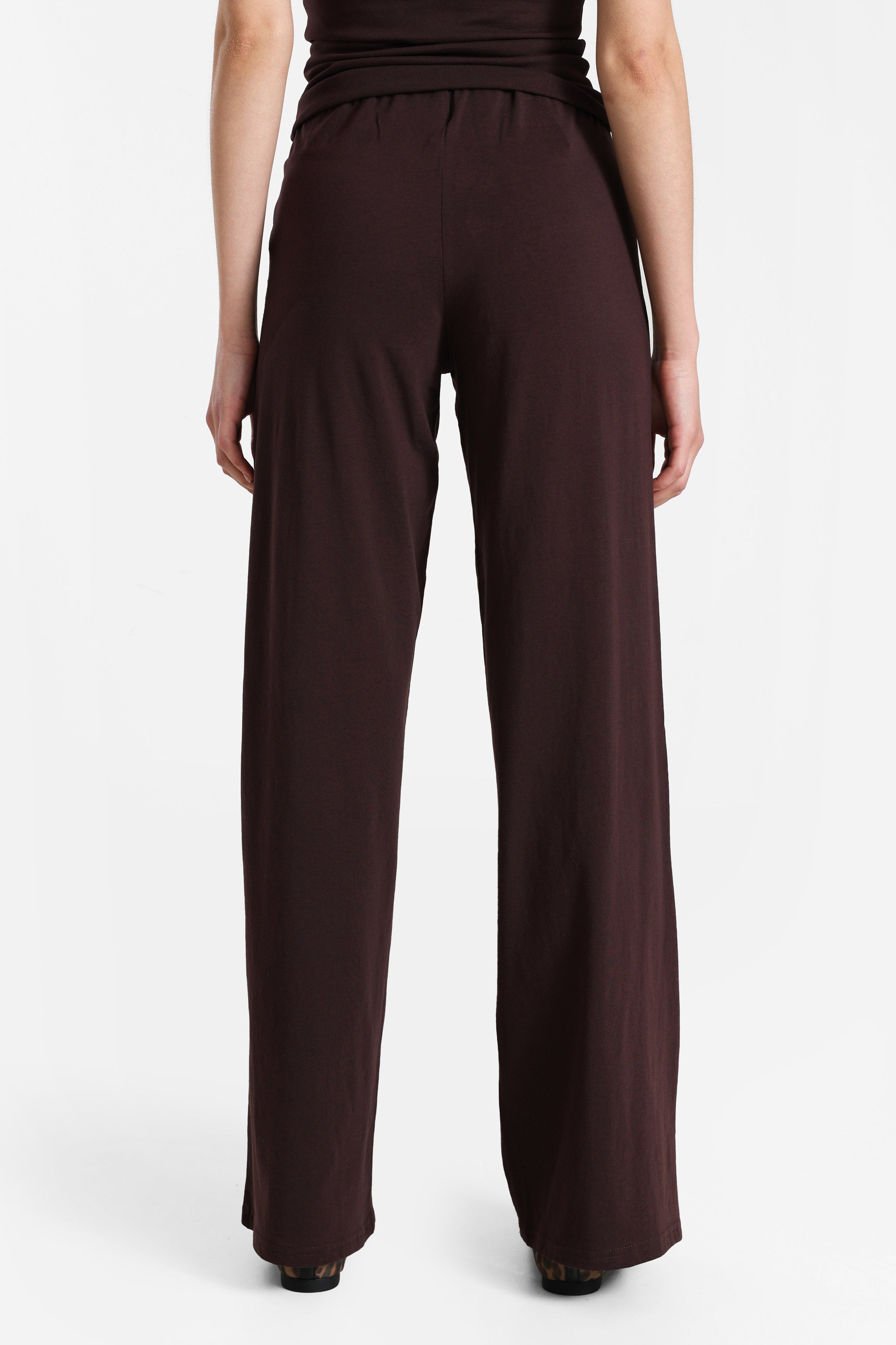Pantaloni in tessuto - Brun foncé