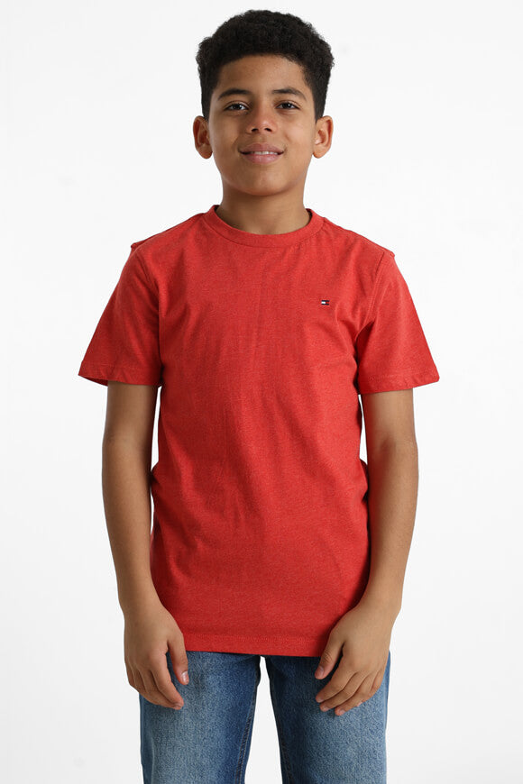Essential Cotton T-Shirt - Apple Red Heather