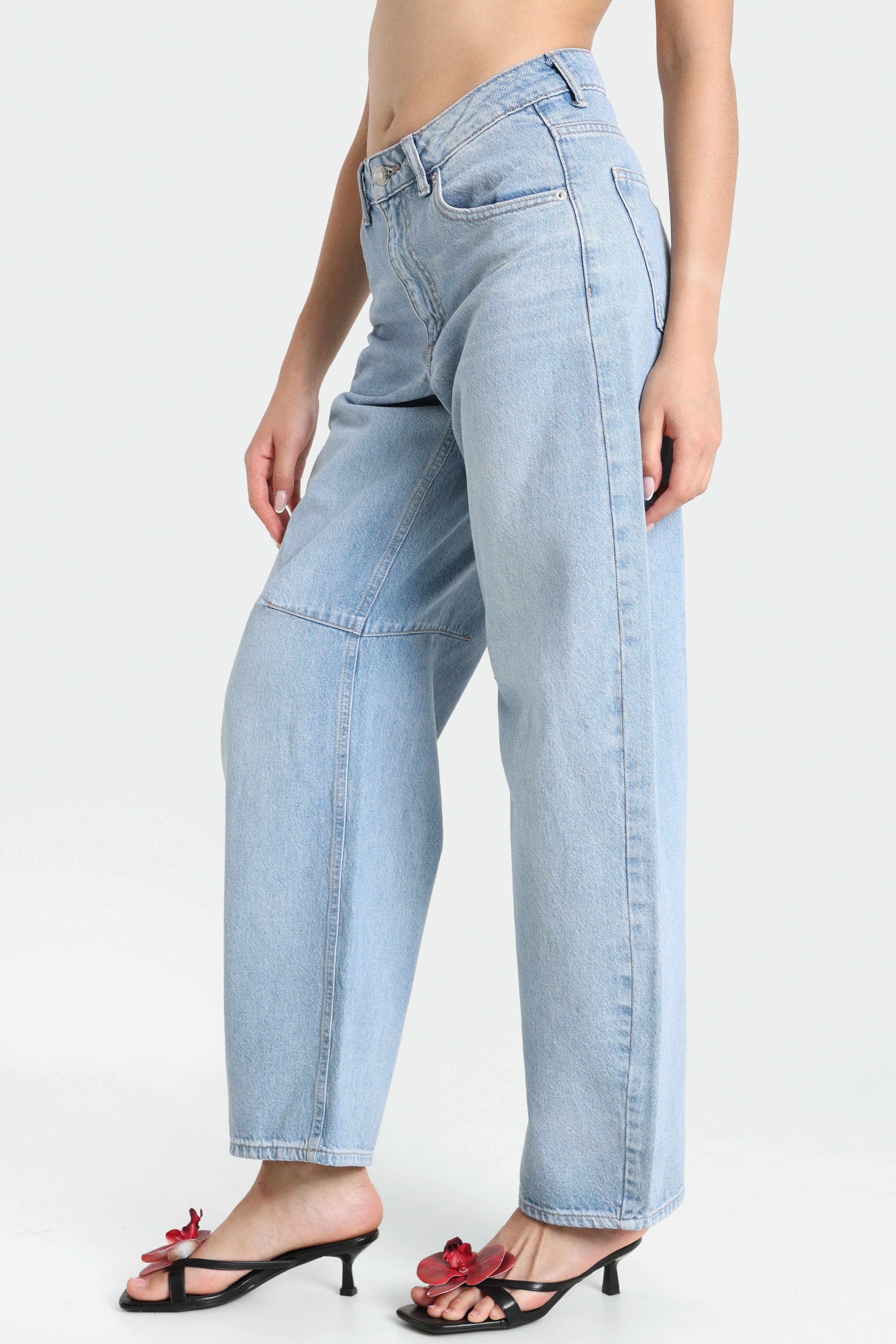 TSBARREL barrel fit jeans L32 - Light Blue Denim