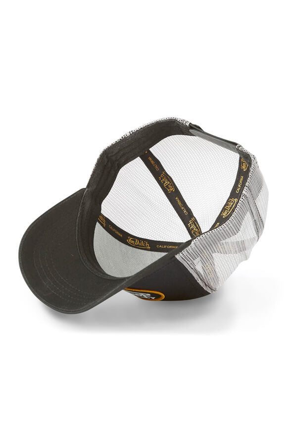 Trucker Cap / Snapback - Black + Light Grey