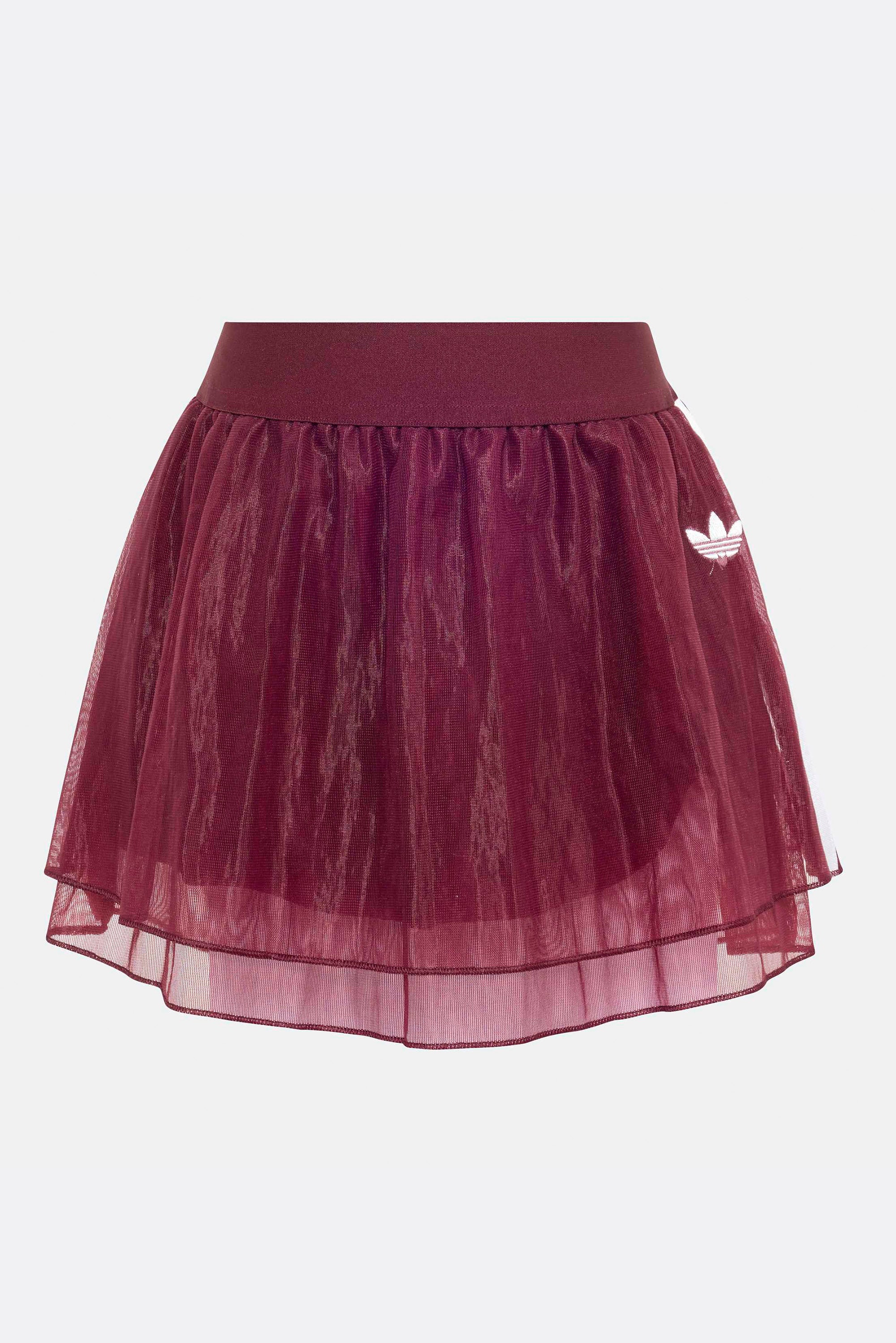 Kids Mesh Minirock - Maroon