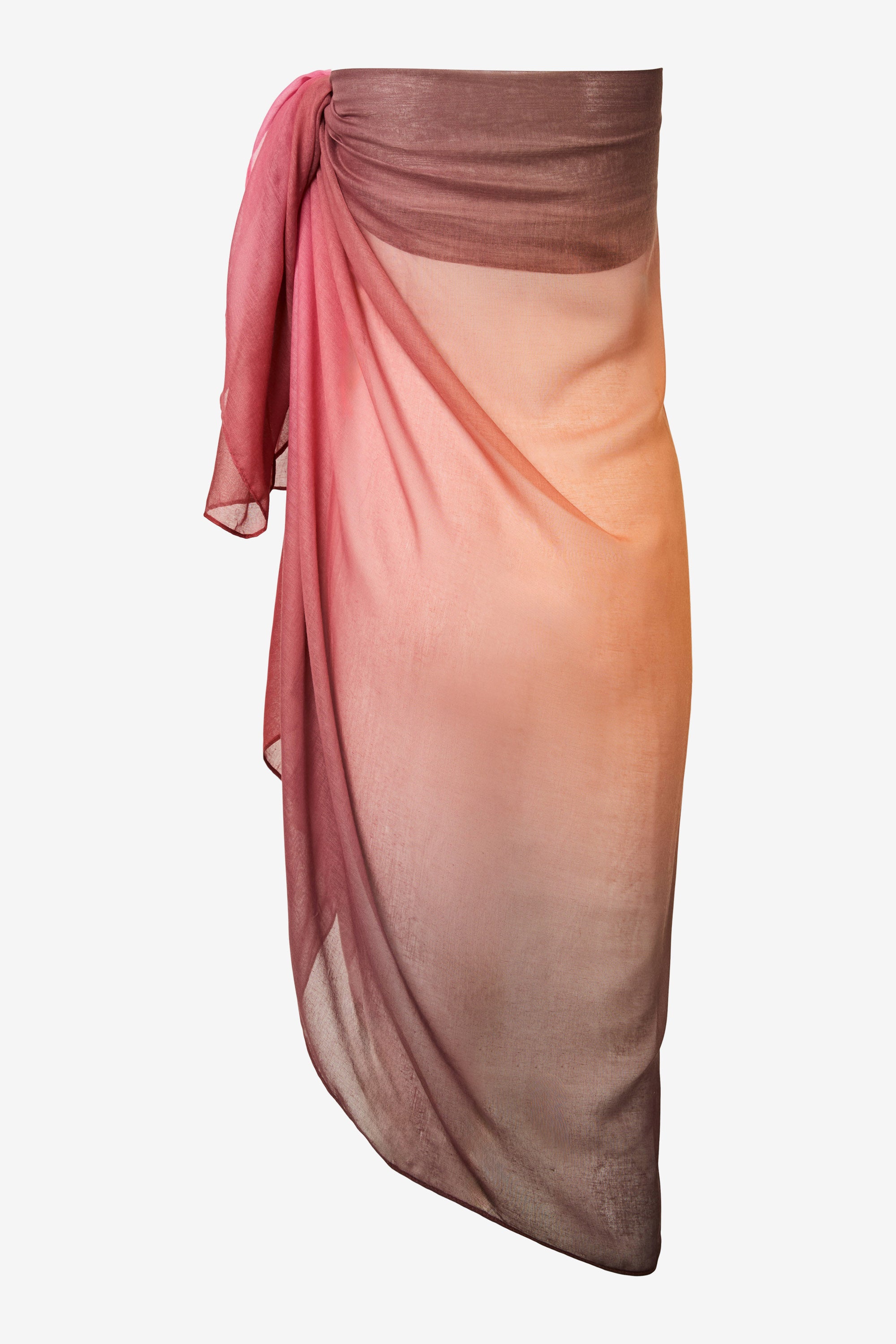 PCBANINNA Tuch / Foulard - Red Ochre + Gradient