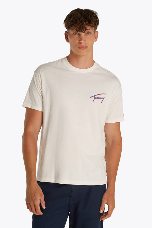 Loose Faded Graphic T-shirt - Ancient White