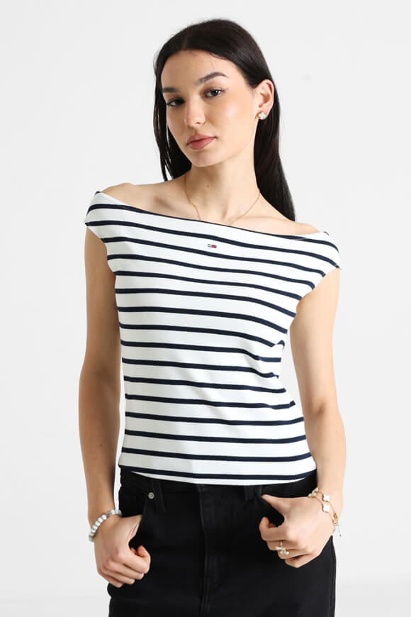 Top - Offwhite + Navy